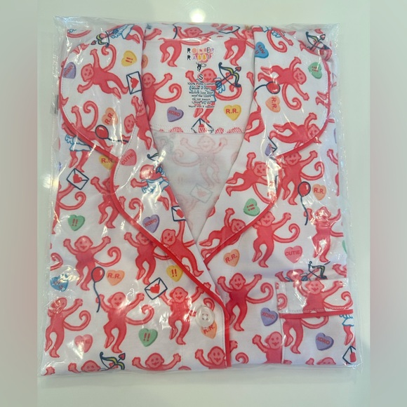 Roller Rabbit Be My MonkeyPajama Set